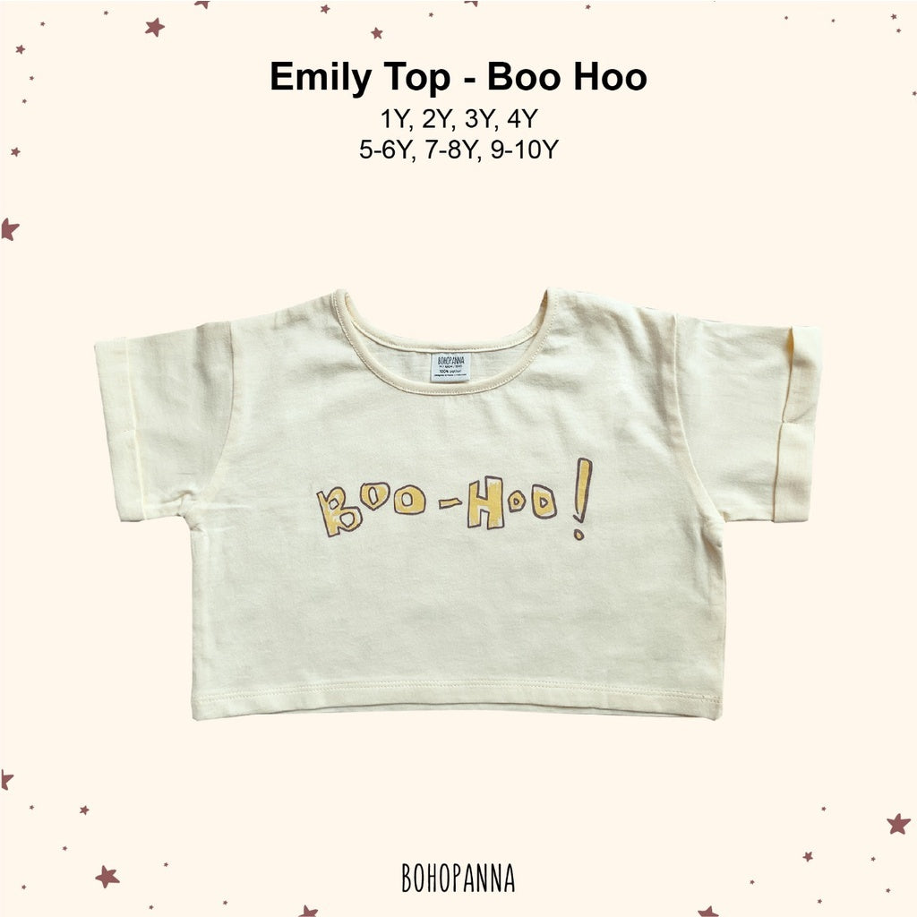 Bohopanna Basic Tee Girl 1-14 Tahun Kaos Puffy Anak Perempuan