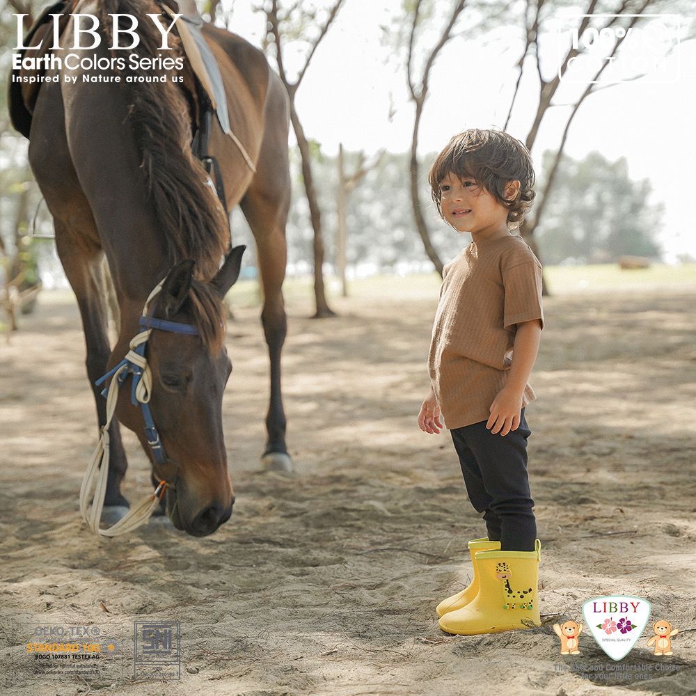 Libby Earth Series Legging Rib Cotton NEW 0 - 6 Years