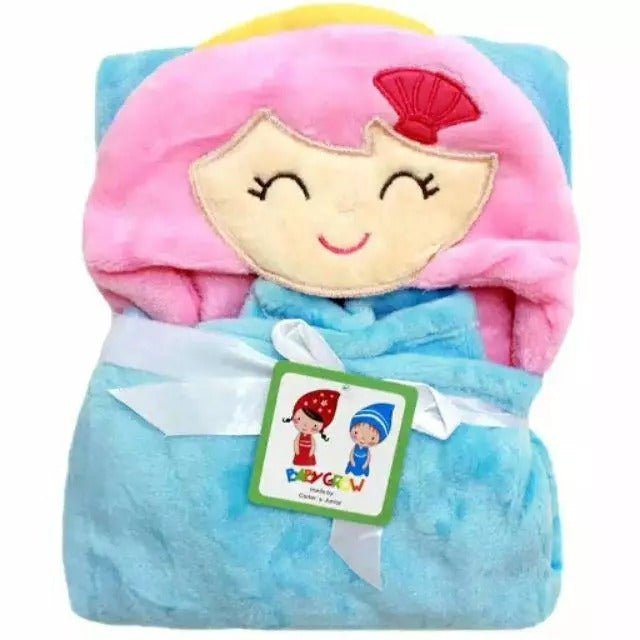 PILIH MOTIF Selimut Bayi Topi Boneka / Selimut bayi topi KARAKTER fleece / selimut bayi topi boneka 3D Just To You/ Kolako RANDOM LUCU