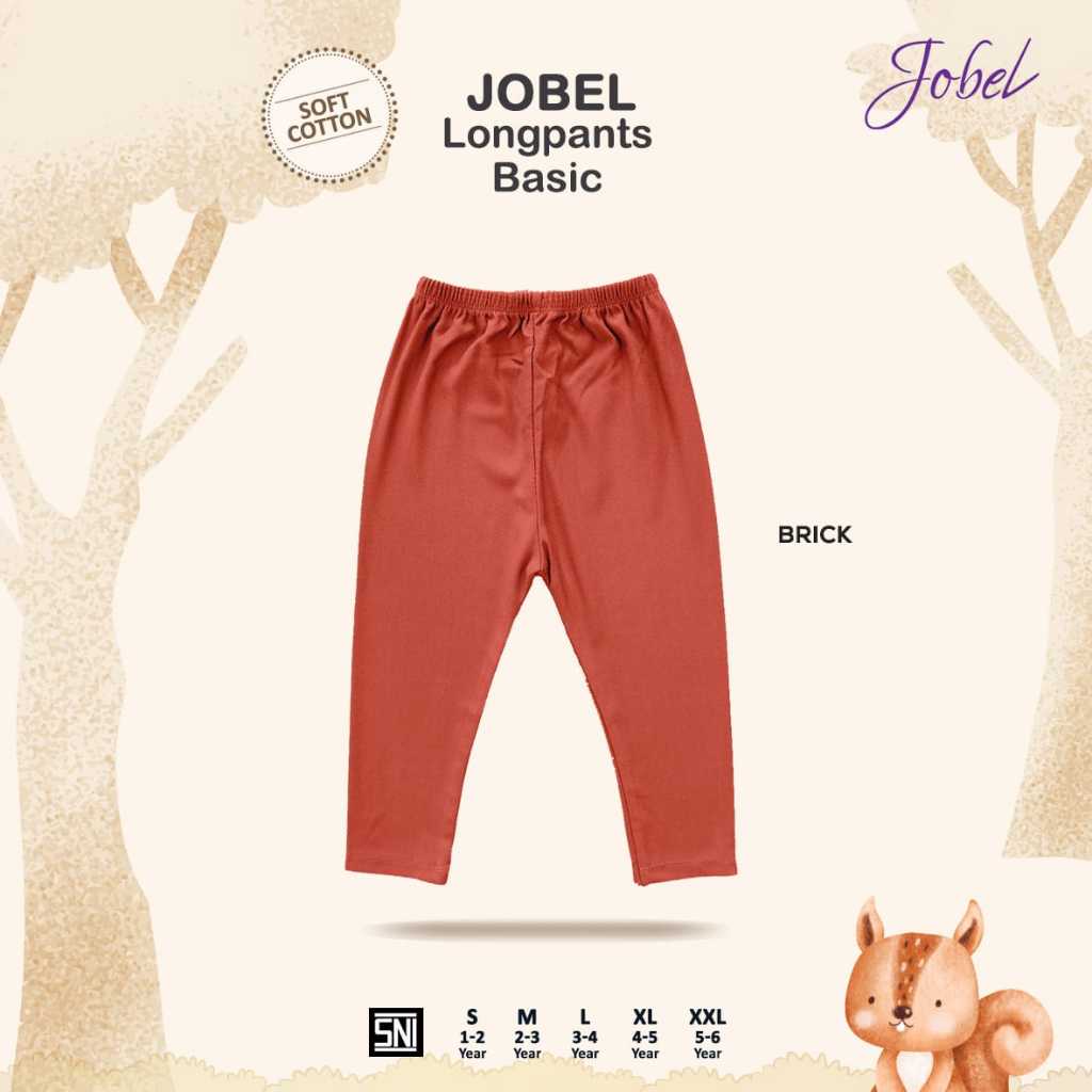 Jobel Longpants Basic 1-9 Tahun Celana Panjang Polos Katun Fashion Anak