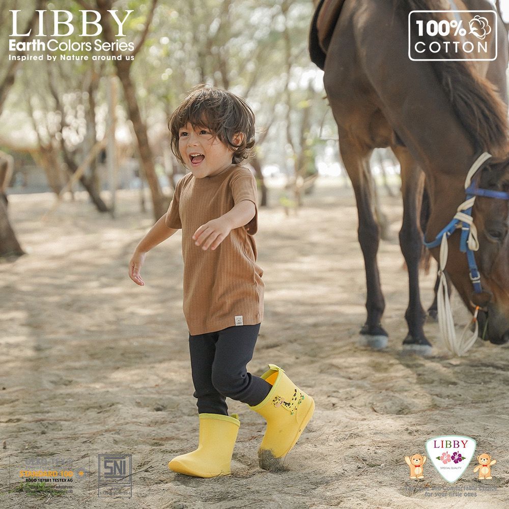 Libby Earth Series Legging Rib Cotton NEW 0 - 6 Years