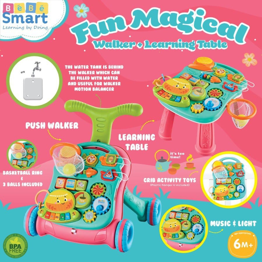 Sugar Baby Circus Walker Mini Car Push Baby / Spacebaby / 2in1 Walker Playmat Baby Walker
