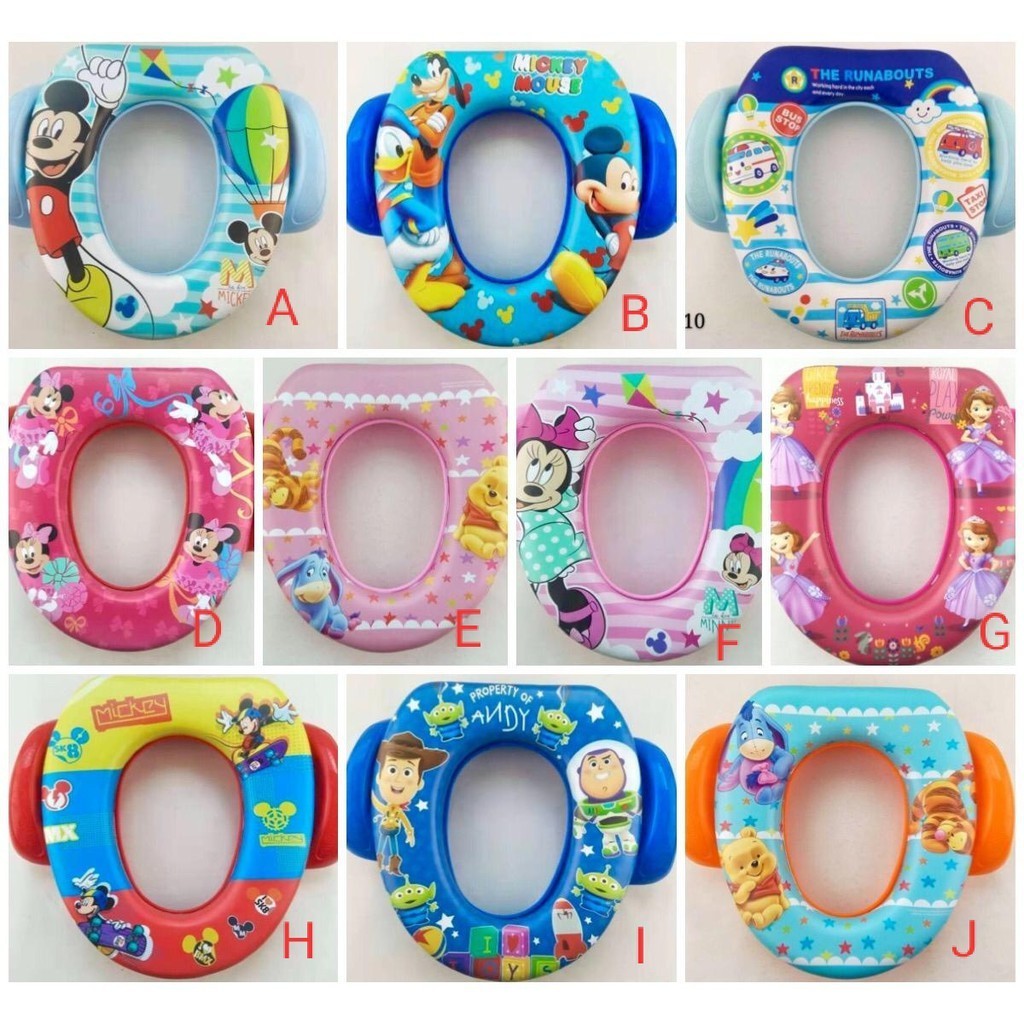 Sugar Baby Potty  handle Seat Toilet Training With Handles & Splash Guard / Dudukan Toilet Anak