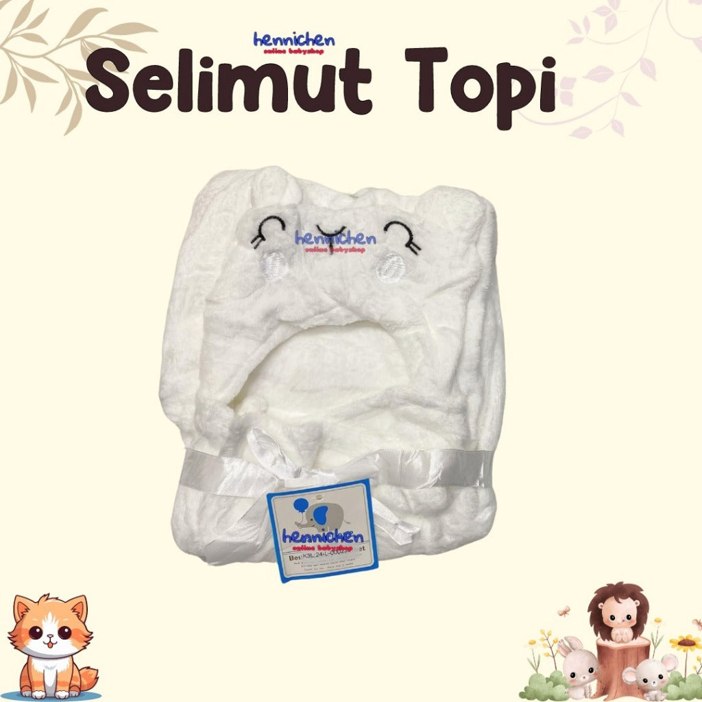 PILIH MOTIF Selimut Bayi Topi Boneka / Selimut bayi topi KARAKTER fleece / selimut bayi topi boneka 3D Just To You/ Kolako RANDOM LUCU