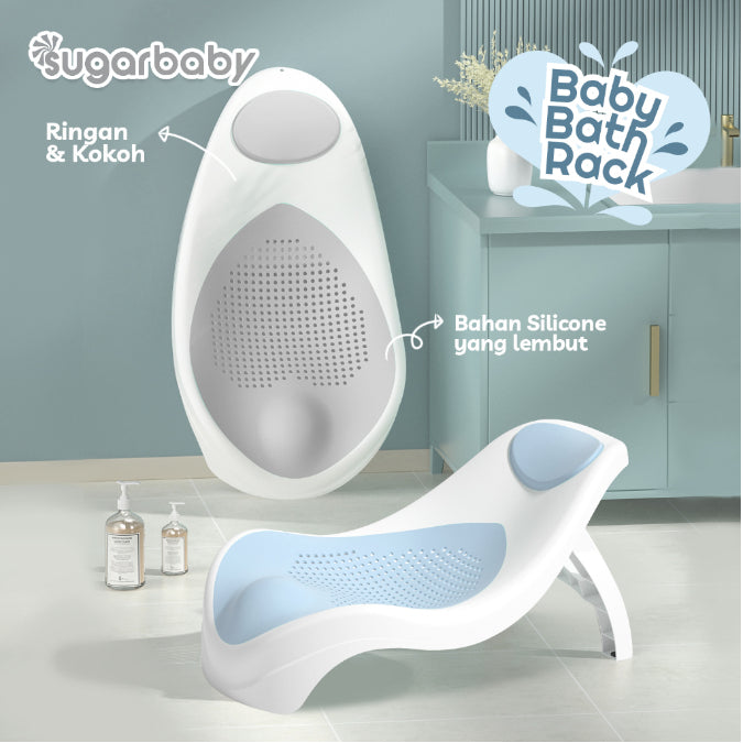 Sugar Baby Bath Rack/ Alas Mandi Bayi / Baby Bather / Alas Bak Mandi Bayi / Dudukan Bak Mandi Bayi