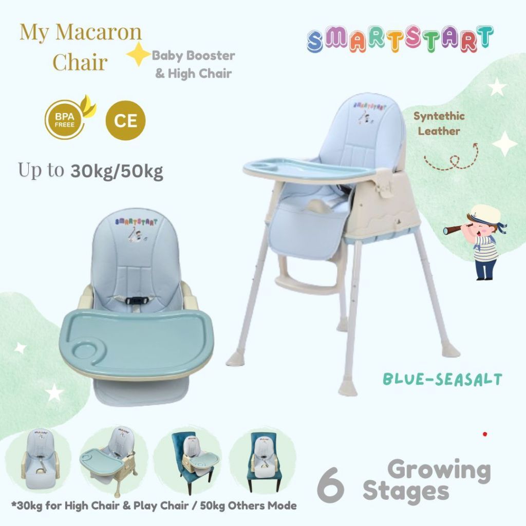 BISA GRAB / GOJEK Sugar Baby My Chair / Sit On Me / Fun Chair / 4in1 Sit On Me / Klassic Chair (Baby Booster & High Chair) : 6 Growing Stages