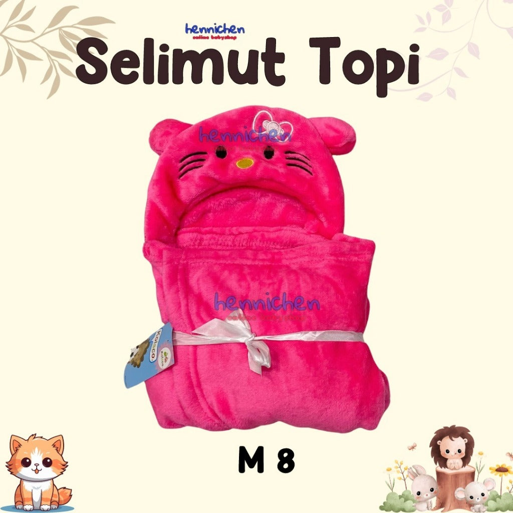 PILIH MOTIF Selimut Bayi Topi Boneka / Selimut bayi topi KARAKTER fleece / selimut bayi topi boneka 3D Just To You/ Kolako RANDOM LUCU