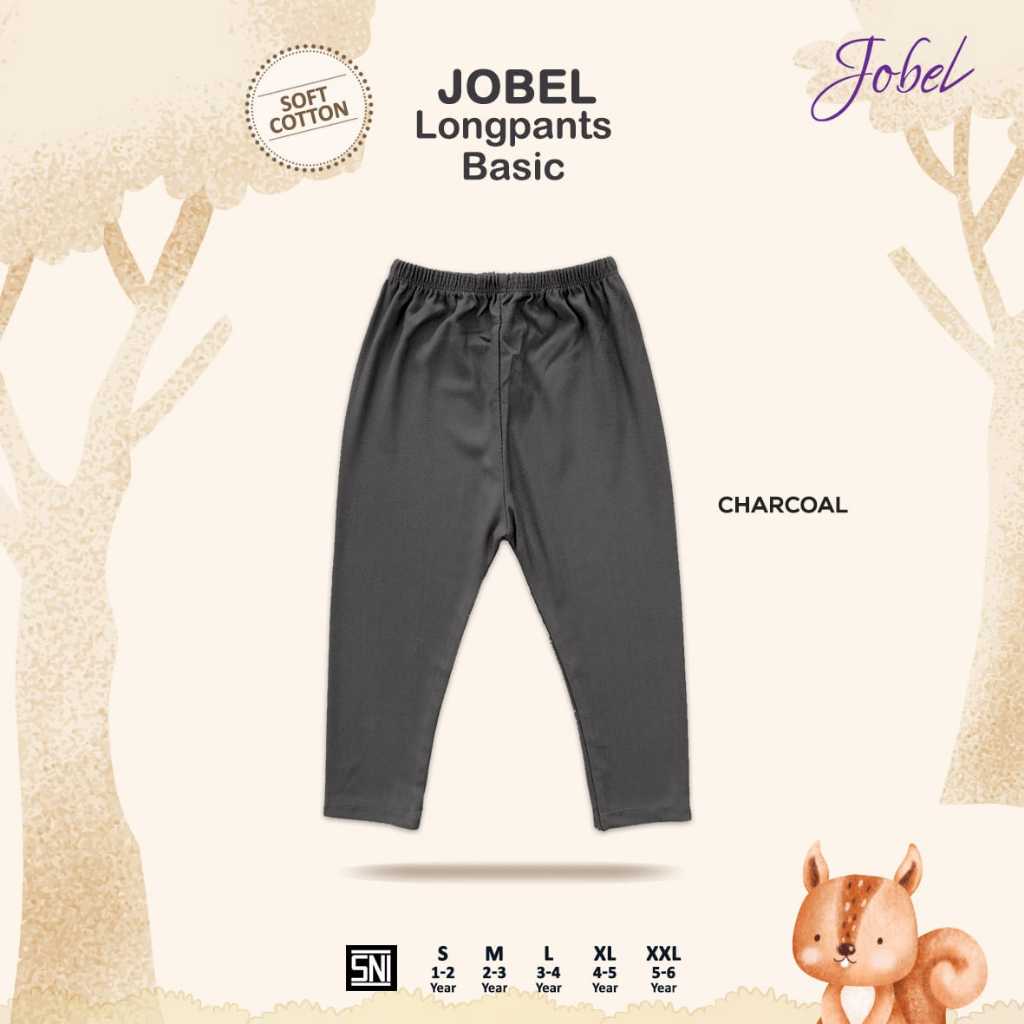 Jobel Longpants Basic 1-9 Tahun Celana Panjang Polos Katun Fashion Anak