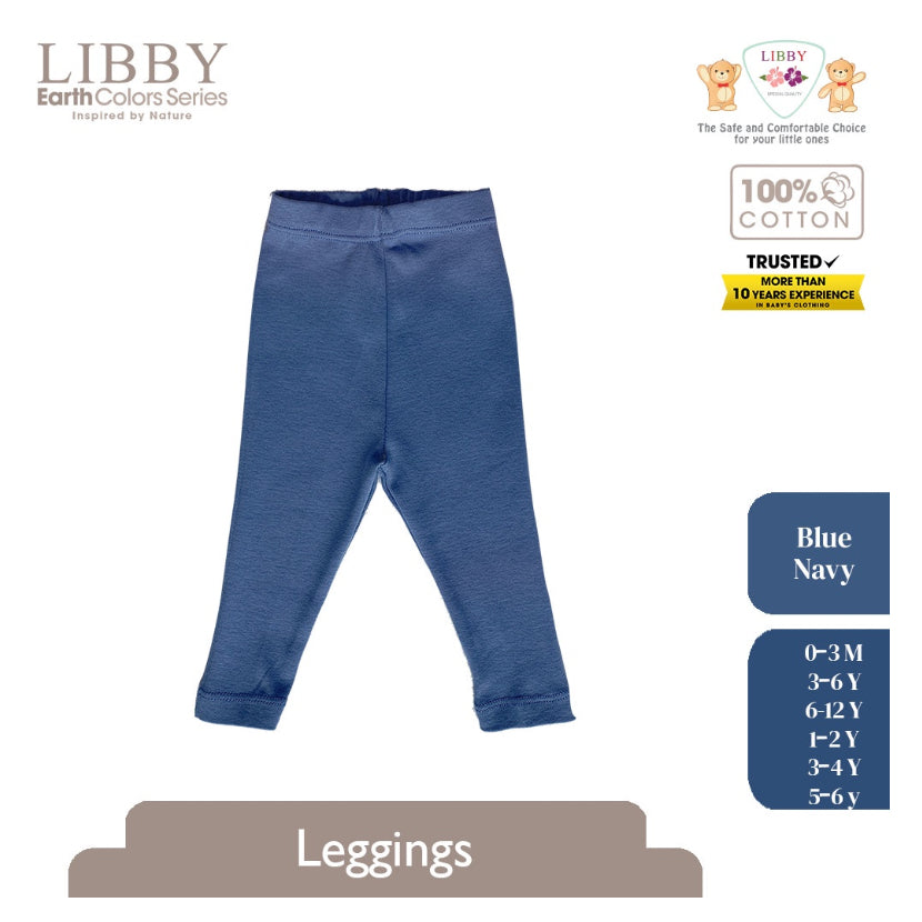 Libby Earth Series Legging Rib Cotton NEW 0 - 6 Years