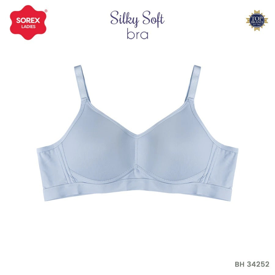 Sorex Silky Soft Bra Busa Sedang Tanpa Kawat Kait 3 Setara Full Cup B-C Harian BH 34252