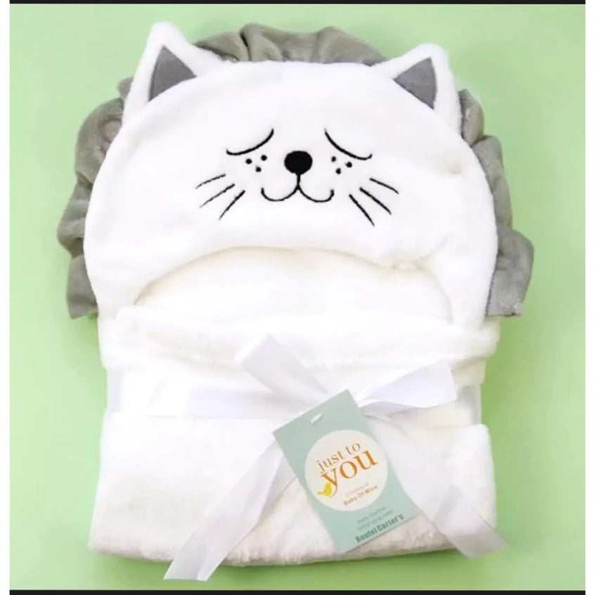 PILIH MOTIF Selimut Bayi Topi Boneka / Selimut bayi topi KARAKTER fleece / selimut bayi topi boneka 3D Just To You/ Kolako RANDOM LUCU