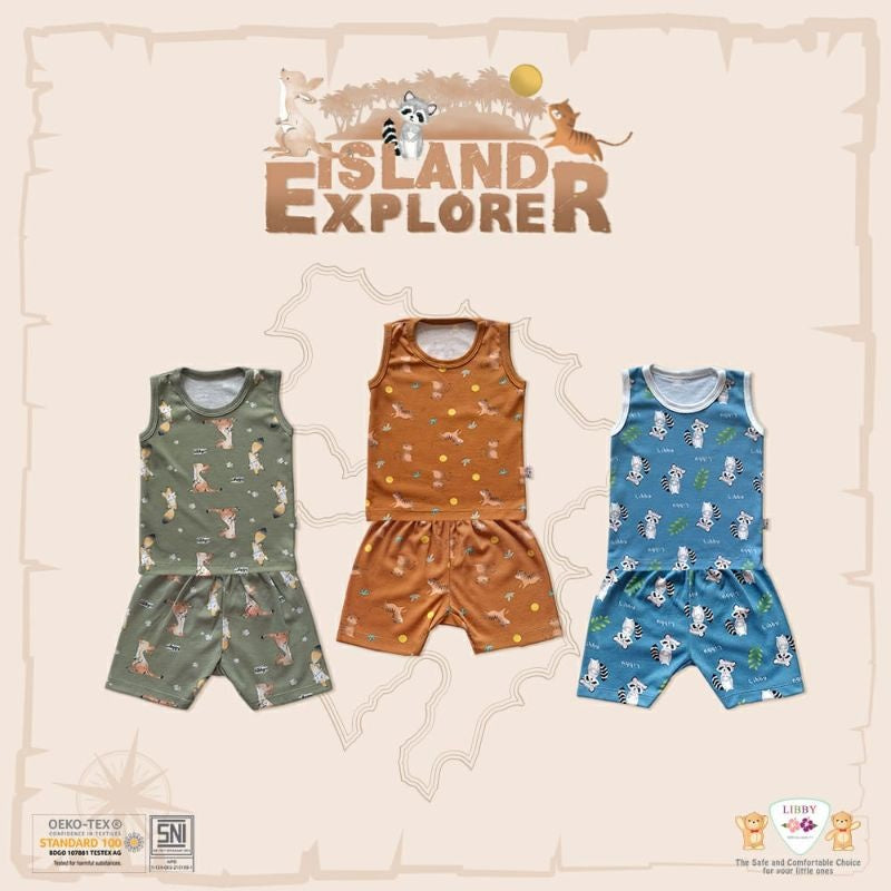 Velvet junior / ARUCHI / MIYO setelan KUTUNG setelan SINGLET GALAPAGOS / SPRING HARMONY /  SPLASHING JOY / EXPEDITION / ENDEARING LION  /  HAPPY DAYS / BLISSFUL BUDDIES  / WARM CUDDLE / DINO BUDDIES baju anak / baju bayi NB SML XL XXL SNI
