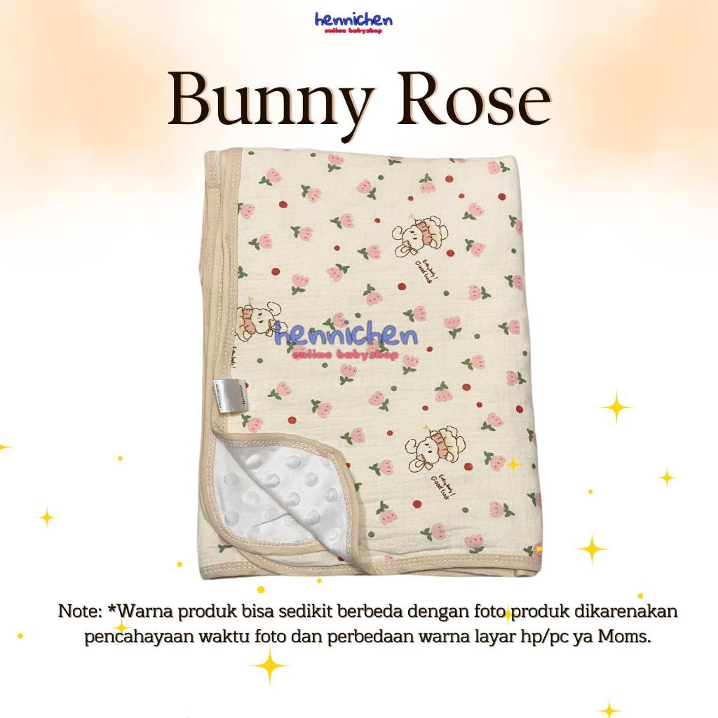 Selimut Bayi Bamboo Bubble 100x110cm / Selimut Bayi Korea Minky Stitches Cotton Dot Muslin Jepang Bamboo / Newborn Infant Baby Cotton Muslin Blanket Baby