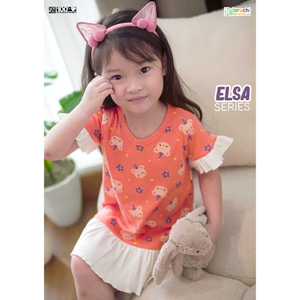 Aruchi Dress Elsa Series / Dress Anak Perempuan Fashion Anak Perempuan 1-4 Tahun