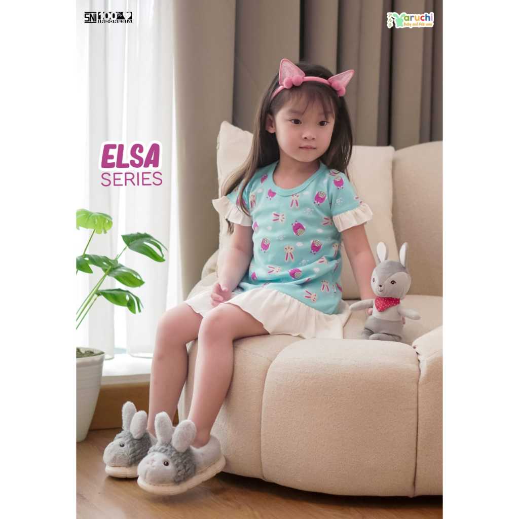 Aruchi Dress Elsa Series / Dress Anak Perempuan Fashion Anak Perempuan 1-4 Tahun