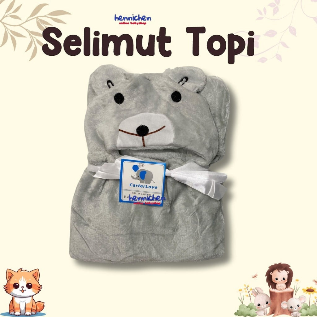 PILIH MOTIF Selimut Bayi Topi Boneka / Selimut bayi topi KARAKTER fleece / selimut bayi topi boneka 3D Just To You/ Kolako RANDOM LUCU