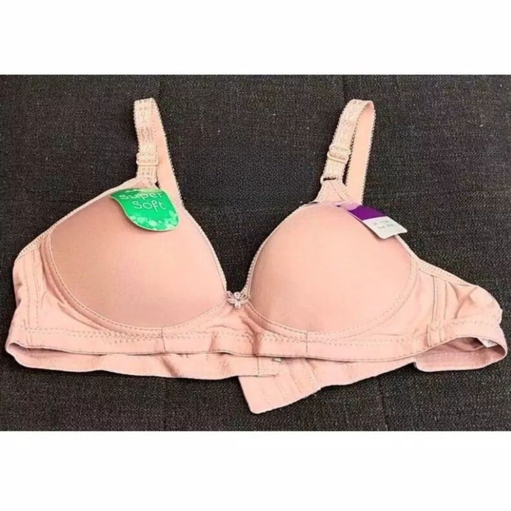 [ PILIH WARNA ] Sorex Bra Tanpa Kawat Super Soft Busa Sedang Setara Cup B BH Harian Simple Polos 17238 / Sorex Bra Tanpa Kawat Super Soft Cup Besar Kait 3 Busa Sedang Basic Harian Nyaman BH 17239