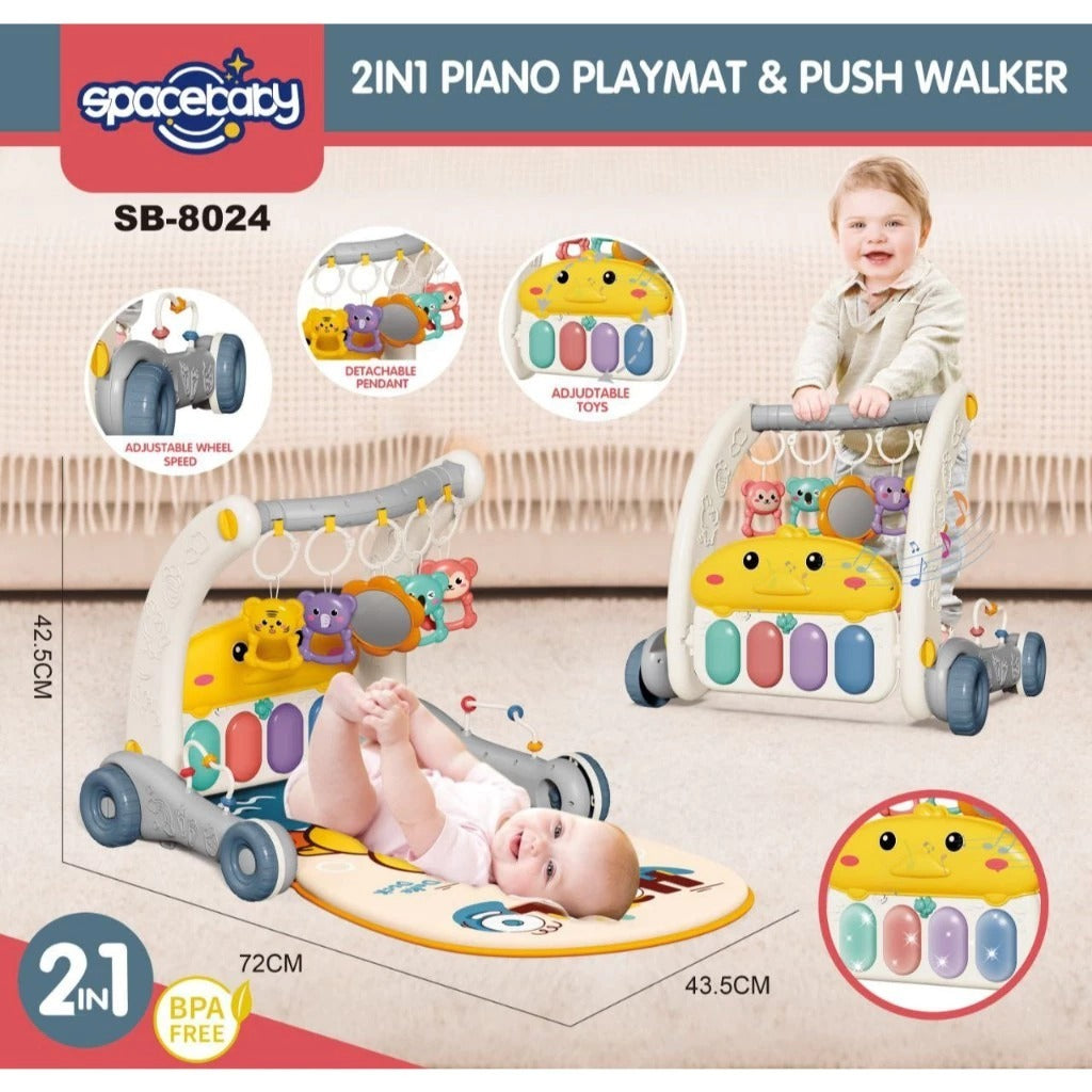 SUGAR BABY 2in1 WALKER PLAYMAT PLAY WITH ME SUGARBABY BABY WALKER DAN PLAYMAT BAYI