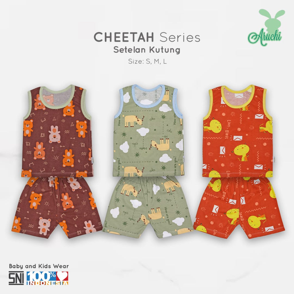 Velvet junior / ARUCHI / MIYO setelan KUTUNG setelan SINGLET GALAPAGOS / SPRING HARMONY /  SPLASHING JOY / EXPEDITION / ENDEARING LION  /  HAPPY DAYS / BLISSFUL BUDDIES  / WARM CUDDLE / DINO BUDDIES baju anak / baju bayi NB SML XL XXL SNI