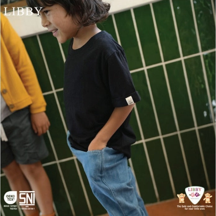 Libby 9 Bulan - 14 Tahun Kiddo Jogger Jeans / Celana Panjang Jogger Denim Anak Unisex