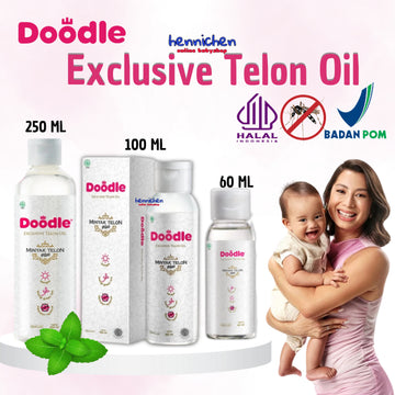 Doodle Exclusive MinyakTelon Doodle Oil 60ml 100ML 250ml TELON DOODLE ROLL ON 10ML TRAVEL SIZE