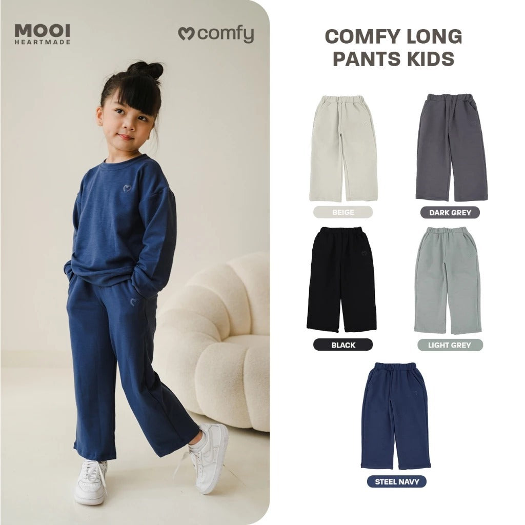 Mooi Celana Panjang Anak Perempuan Comfy Long Pants 1-10 Tahun