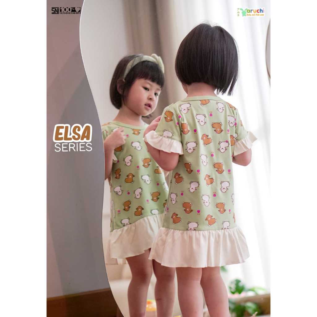Aruchi Dress Elsa Series / Dress Anak Perempuan Fashion Anak Perempuan 1-4 Tahun