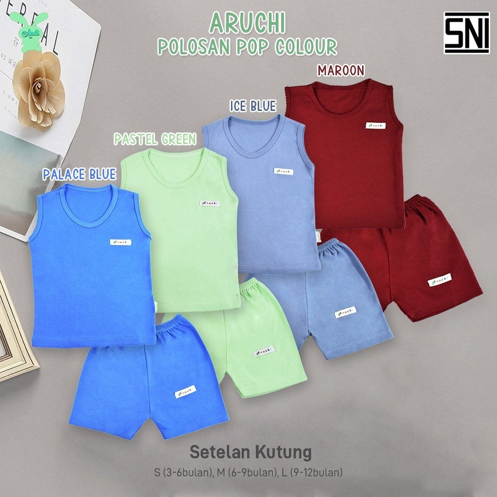 Velvet junior / ARUCHI / MIYO setelan KUTUNG setelan SINGLET GALAPAGOS / SPRING HARMONY /  SPLASHING JOY / EXPEDITION / ENDEARING LION  /  HAPPY DAYS / BLISSFUL BUDDIES  / WARM CUDDLE / DINO BUDDIES baju anak / baju bayi NB SML XL XXL SNI