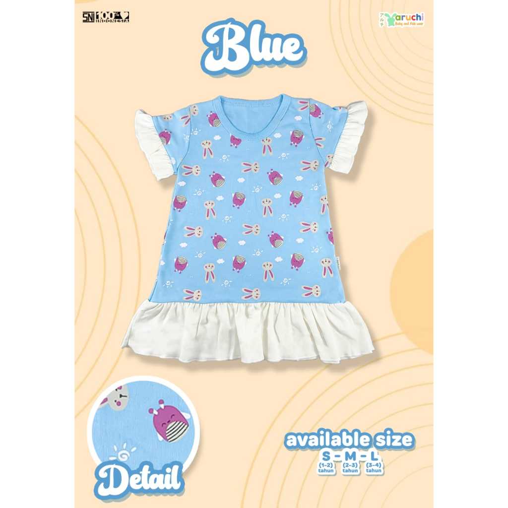 Aruchi Dress Elsa Series / Dress Anak Perempuan Fashion Anak Perempuan 1-4 Tahun