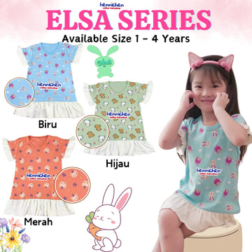 Aruchi Dress Elsa Series / Dress Anak Perempuan Fashion Anak Perempuan 1-4 Tahun