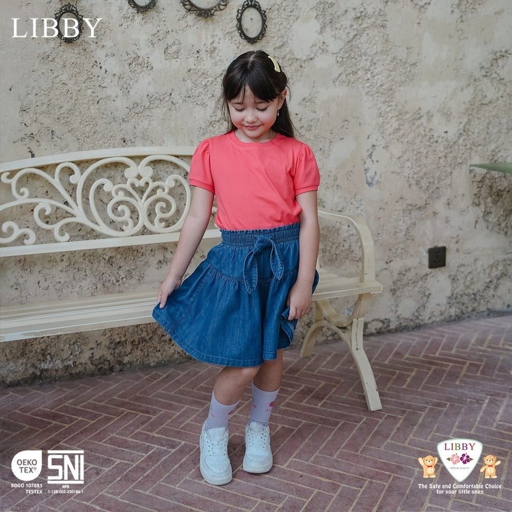 LIBBY BABY BASIC TEE PUFFY ATASAN BAJU KAOS ANAK PEREMPUAN 9 BULAN -14 TAHUN