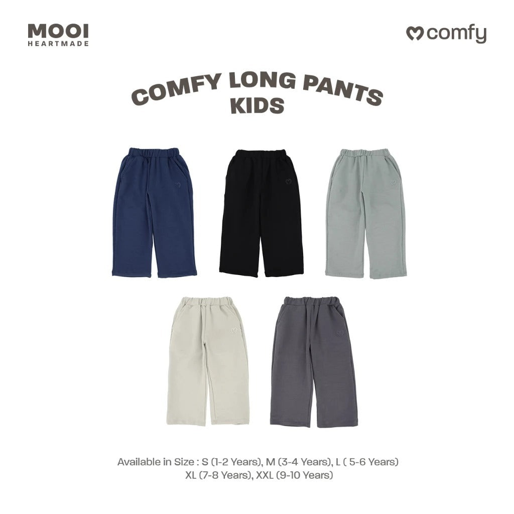 Mooi Celana Panjang Anak Perempuan Comfy Long Pants 1-10 Tahun
