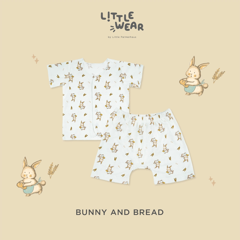 PROMO 6.6 PROMO  LITTLE PALMERHAUS LITTLE WEAR SHOULDER SHORT SLEEVE ANIMALS / CARS / BUTTERFLIES / CIRCUS SEAL / CIRCUS PARADE / CIRCUS HORSE / GAMES RETRO / CINEMA RETRO / MUSIC RETRO SETELAN PIYAMA BAJU BAYI 0-12 BULAN