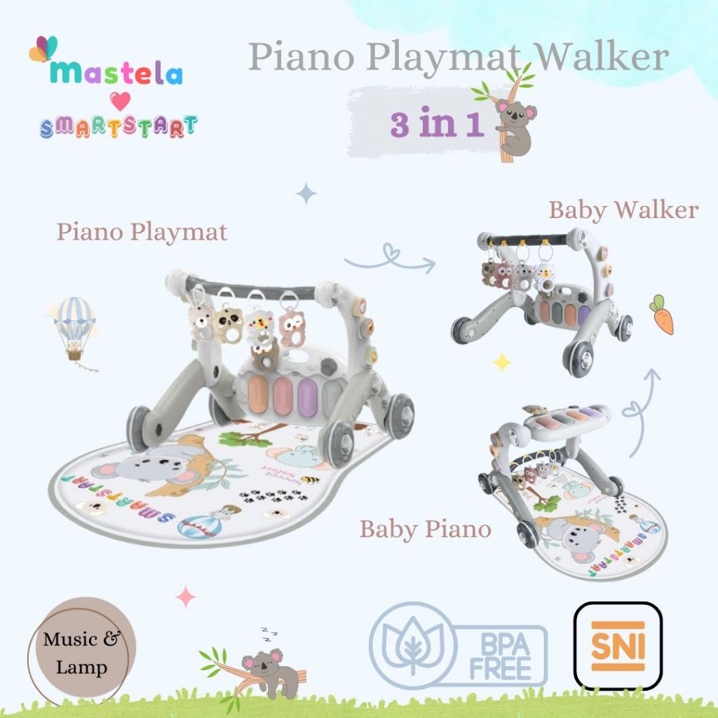 SUGAR BABY 2in1 WALKER PLAYMAT PLAY WITH ME SUGARBABY BABY WALKER DAN PLAYMAT BAYI