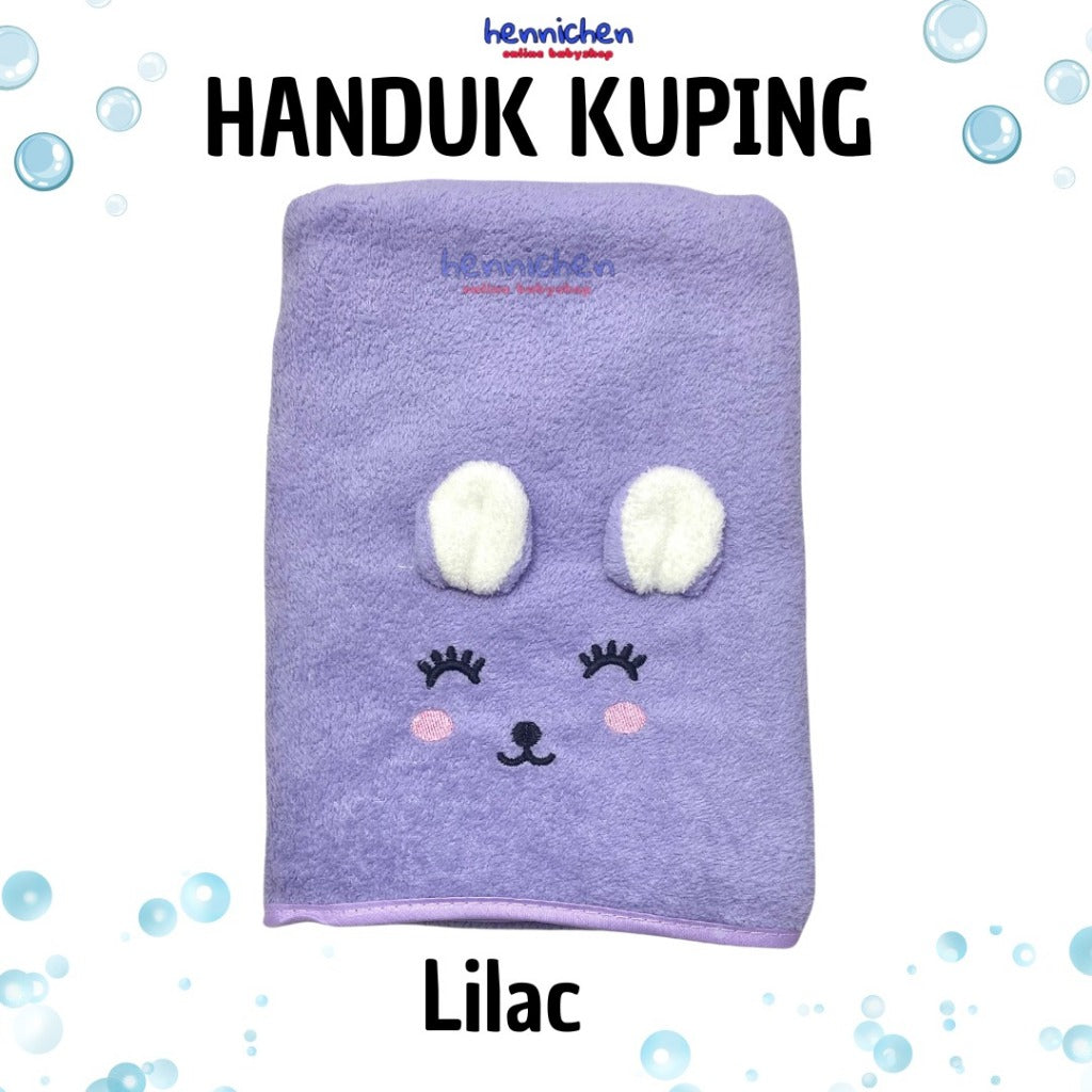 Handuk Mandi Animal 3D  / Kuping Timbul Anak Microfiber 50x100cm Handuk Dewasa Handuk Bayi Lembut Impor