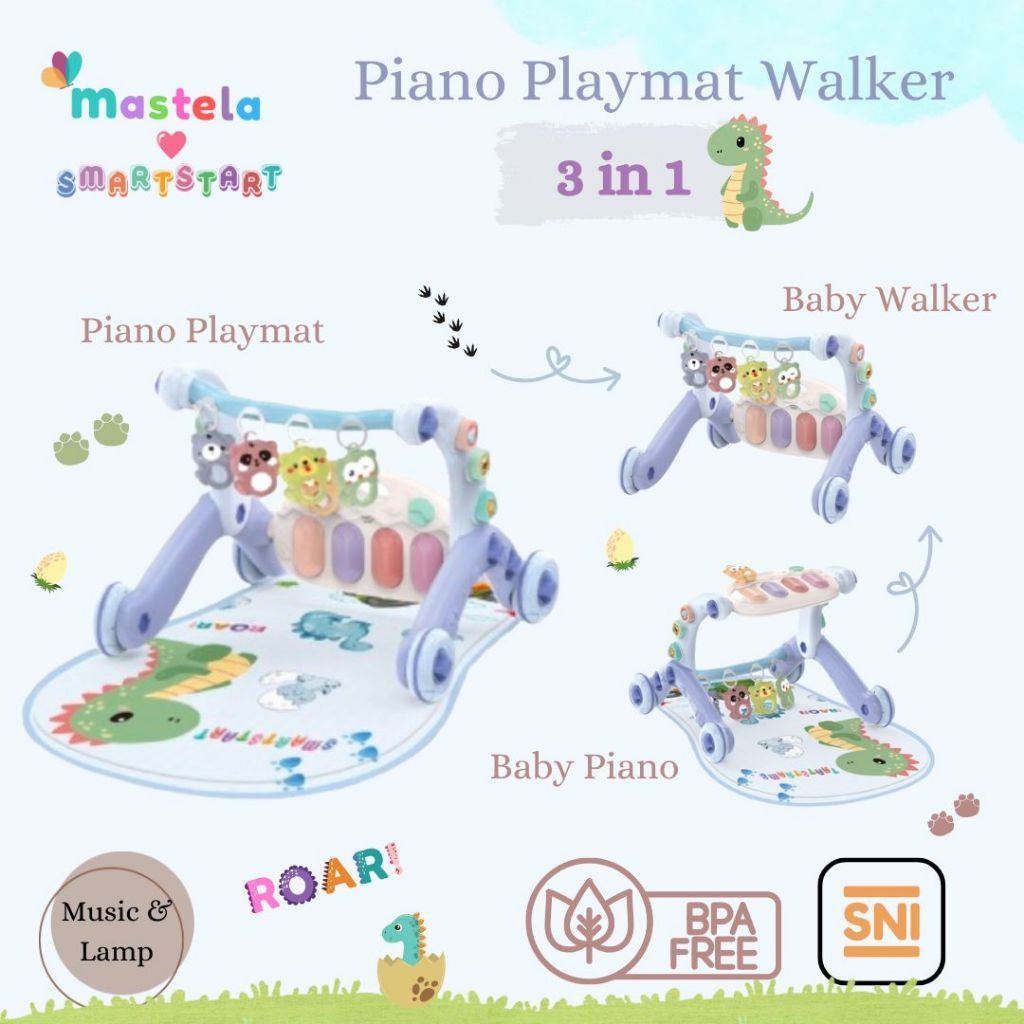 SUGAR BABY 2in1 WALKER PLAYMAT PLAY WITH ME SUGARBABY BABY WALKER DAN PLAYMAT BAYI