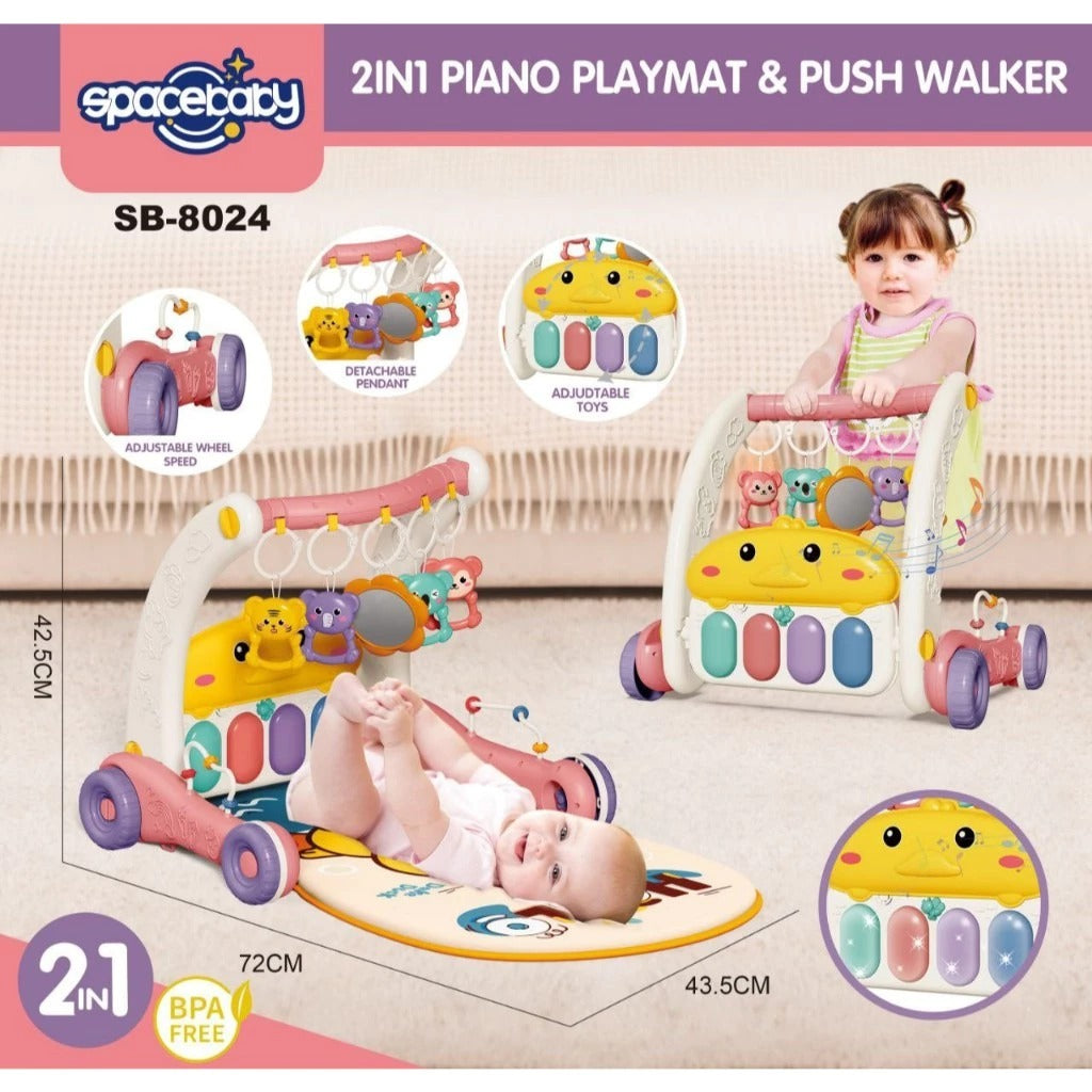 SUGAR BABY 2in1 WALKER PLAYMAT PLAY WITH ME SUGARBABY BABY WALKER DAN PLAYMAT BAYI