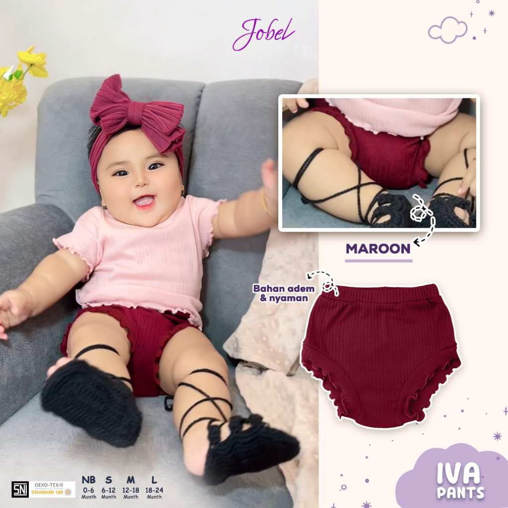 Jobel Iva Pants (0 sd 24 bulan) Celana Pendek Anak Bayi