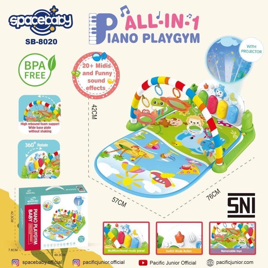 Sugar Baby All in 1 Piano Playmat / Spacebaby Mastela Smartstart Playgym / SpaceBaby SB8017 SB8013