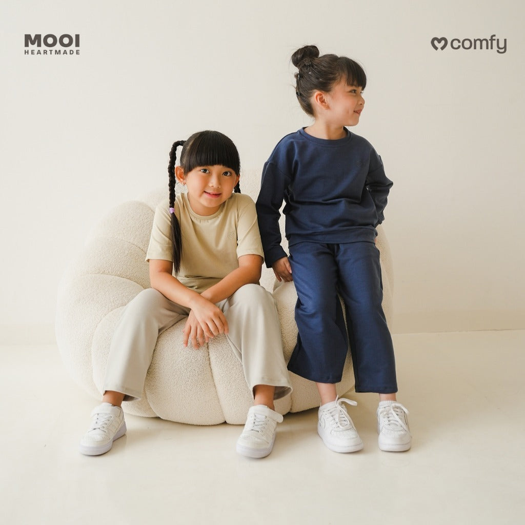 Mooi Celana Panjang Anak Perempuan Comfy Long Pants 1-10 Tahun