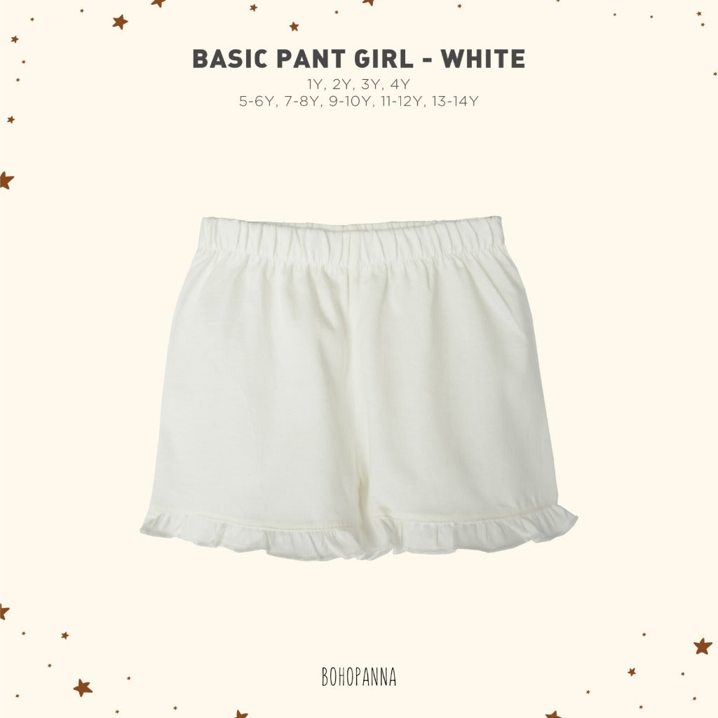 Bohopanna 1-14 Years Basic Pant Girl / Celana Basic Ruffle Anak Perempuan
