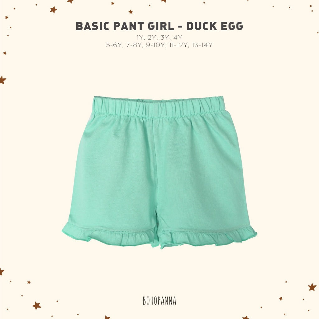Bohopanna 1-14 Years Basic Pant Girl / Celana Basic Ruffle Anak Perempuan