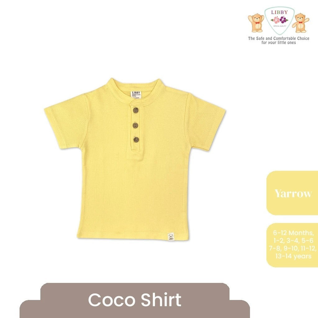 Libby Coco Shirt 9 Bulan - 10 Tahun Coco Shirt Polo Anak Kerah Bulat / Basic Collar Polo