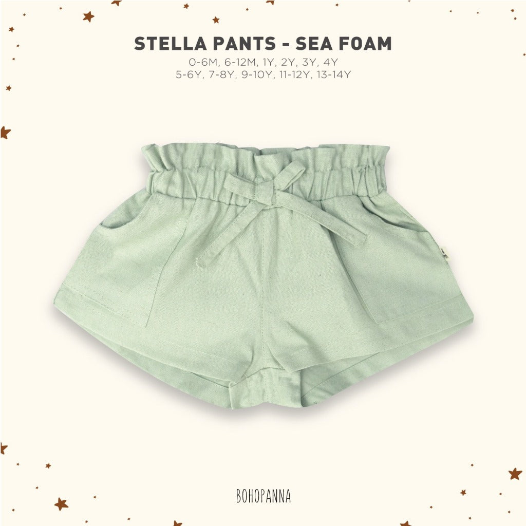 Bohopanna 0-14 Tahun Amarilis Denim Pant / Stella Celana Pendek Highwaist Anak Perempuan