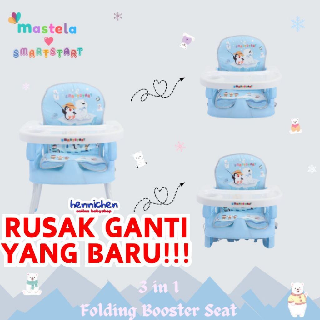 BISA GRAB / GOJEK Sugar Baby My Chair / Sit On Me / Fun Chair / 4in1 Sit On Me / Klassic Chair (Baby Booster & High Chair) : 6 Growing Stages