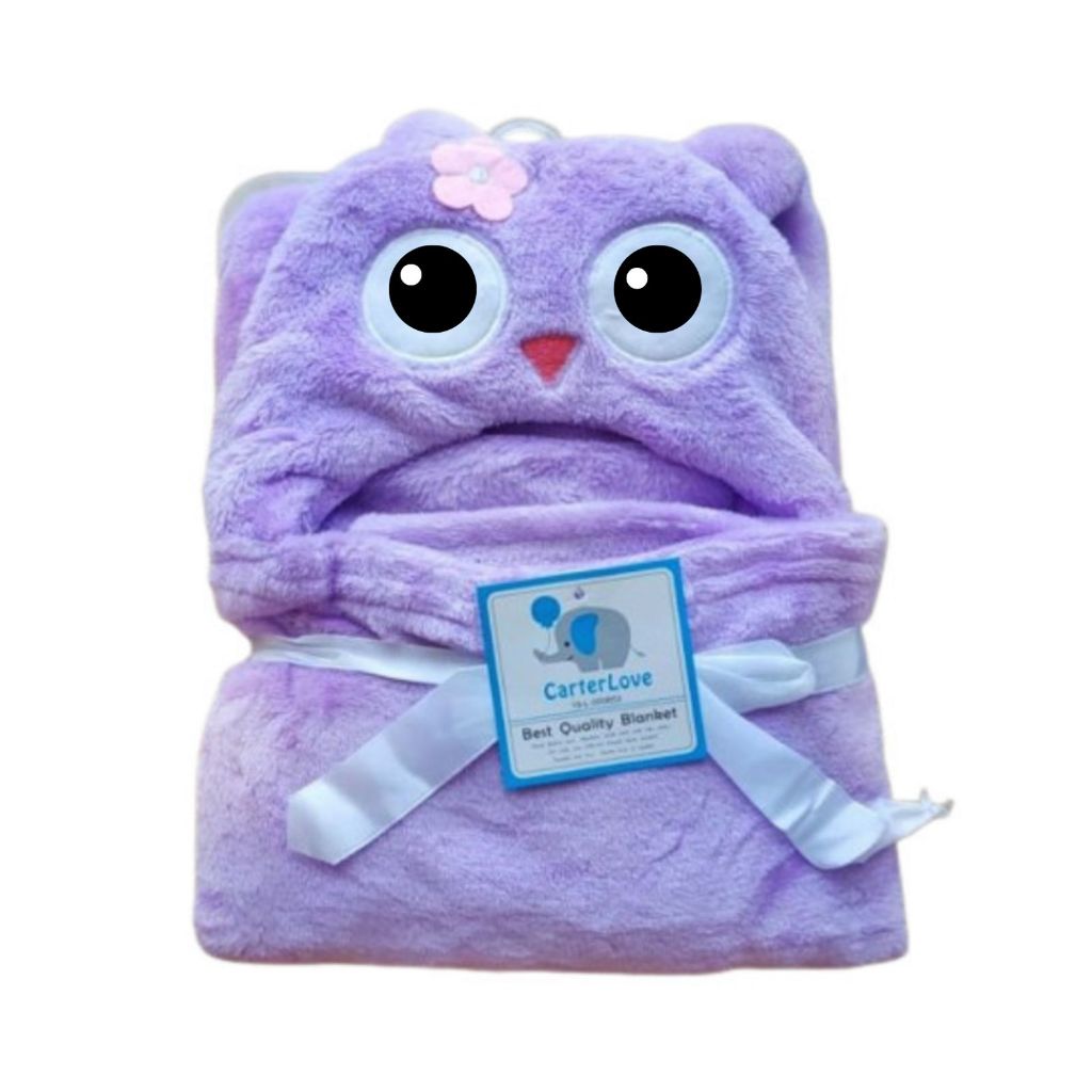 PILIH MOTIF Selimut Bayi Topi Boneka / Selimut bayi topi KARAKTER fleece / selimut bayi topi boneka 3D Just To You/ Kolako RANDOM LUCU
