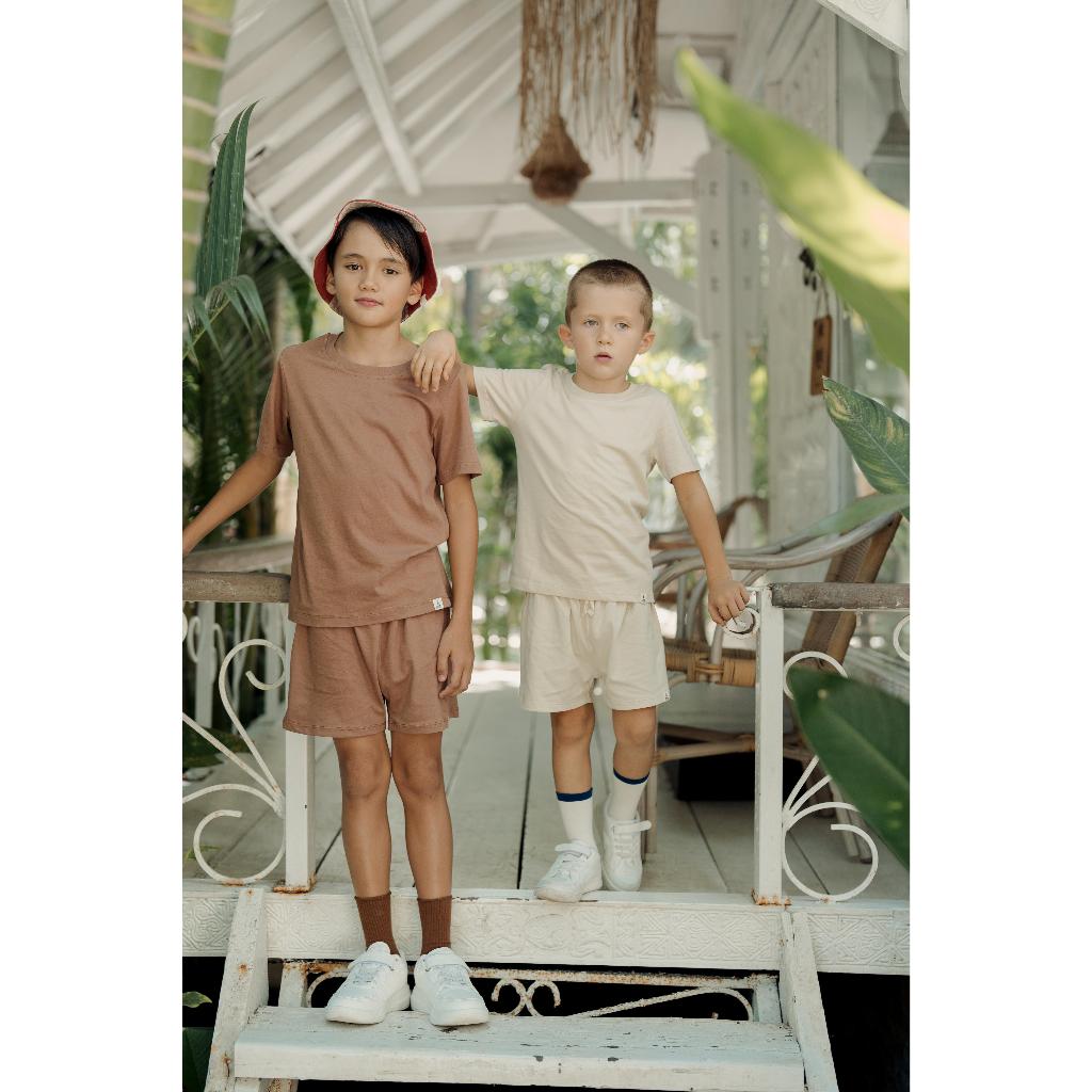 Bohopanna Basic Tee 1-14 Tahun Tshirt Polos / Kaos Warna Basic Anak Unisex Part 1