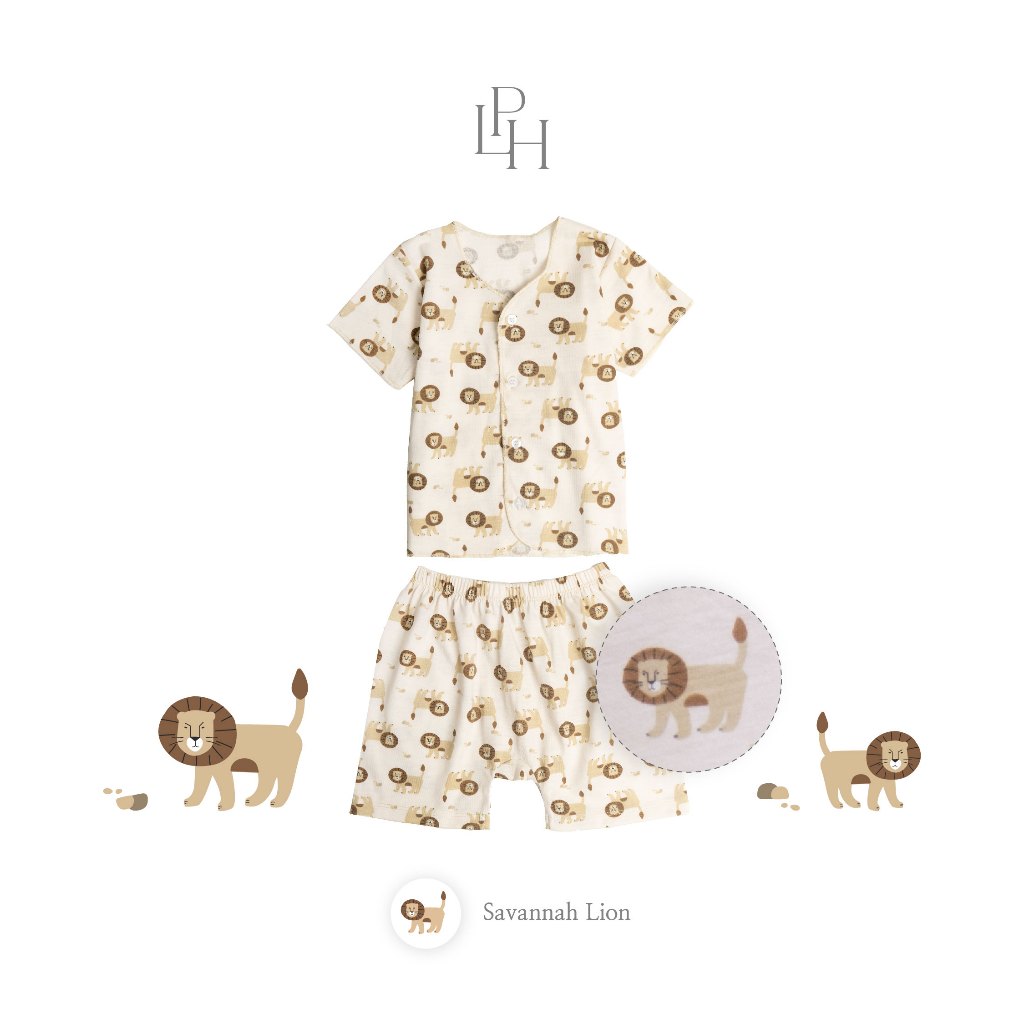 PROMO 6.6 PROMO  LITTLE PALMERHAUS LITTLE WEAR SHOULDER SHORT SLEEVE ANIMALS / CARS / BUTTERFLIES / CIRCUS SEAL / CIRCUS PARADE / CIRCUS HORSE / GAMES RETRO / CINEMA RETRO / MUSIC RETRO SETELAN PIYAMA BAJU BAYI 0-12 BULAN