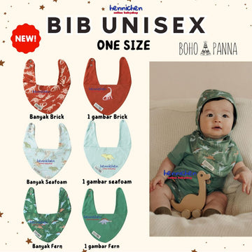 SALE AMBYAR BohoPanna BIB UNISEX Slabber Bayi Slaber Anak Extra Soft