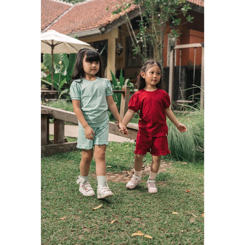 Bohopanna Basic Tee Girl 1-14 Tahun Kaos Puffy Anak Perempuan